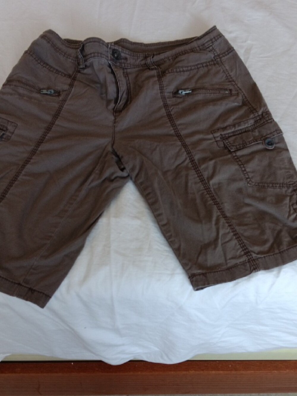 Style & Co. Brown Cargo Women Shorts